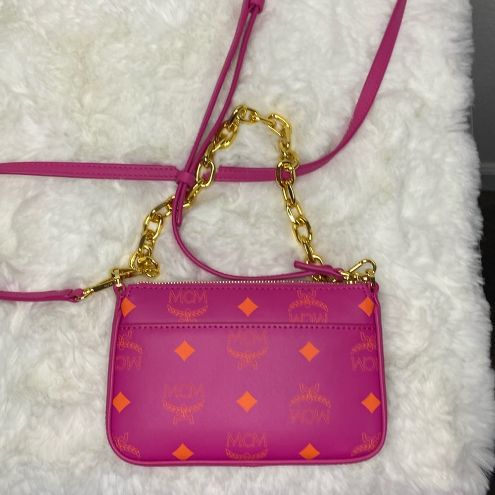 MCM Aren Mini Zip Pouch - Crossbody - 2-way Bag